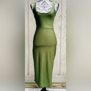 Green sleeveless/tank dress